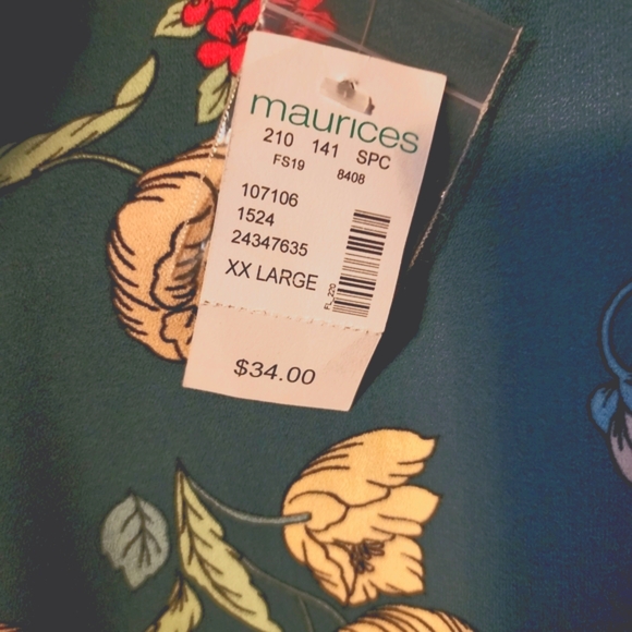 Maurice's Floral Print Dress NWT - Picture 5 of 6